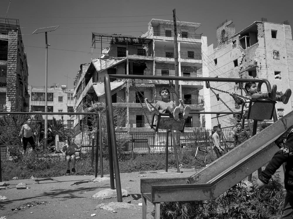 Ladrillo solidario, reconstruccion Alepo, La Paloma