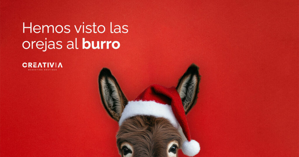 marketing navideño y el burrito sabanero