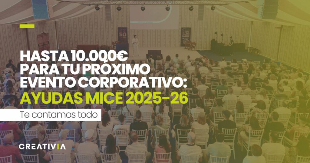 Organización de eventos y ayudas MICE 2026 para eventos organizados en Castilla-La Mancha